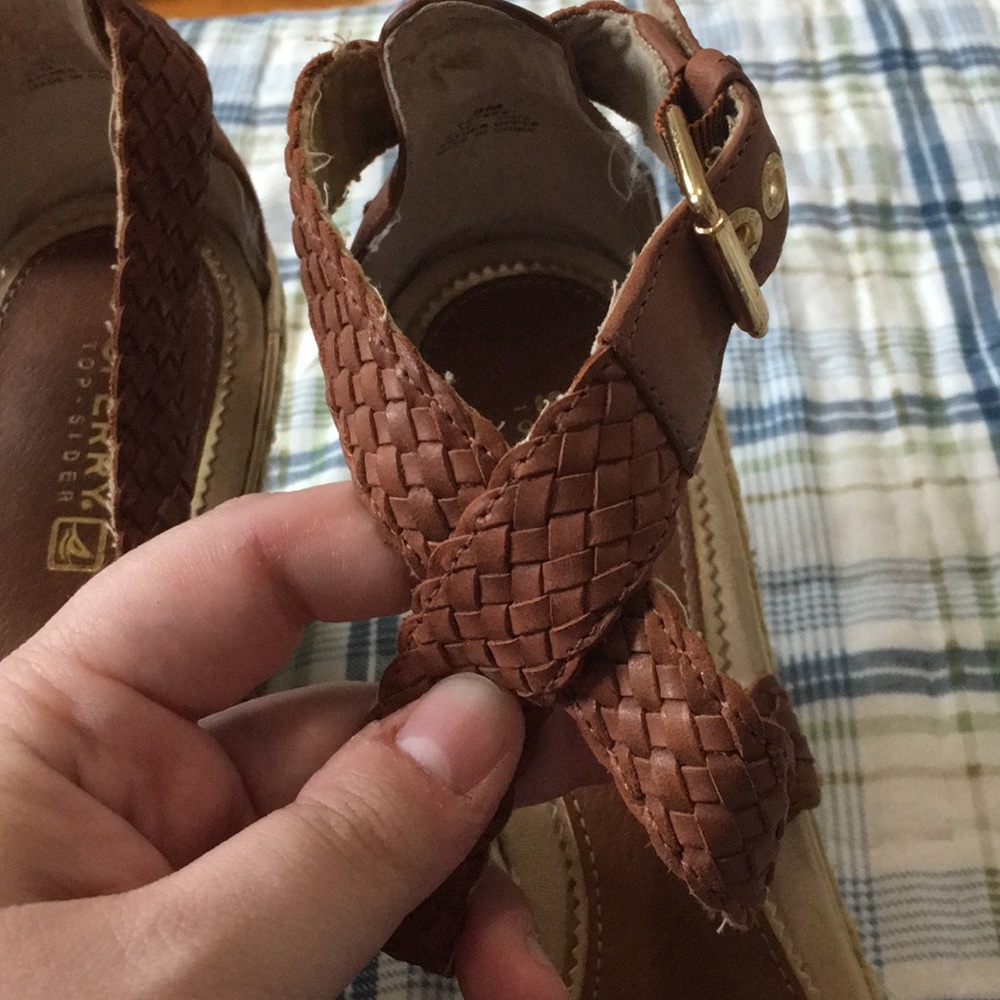 Sperry Leather Wedges Size 9 - Picture 5 of 8